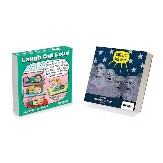2027 Shoebox Daily Desktop Calendar By Tf Publishing | 5.25" x 5.25" | Michaels®